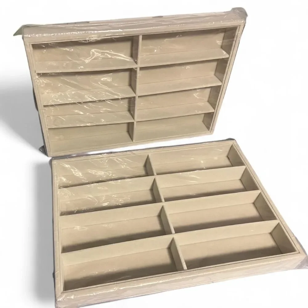 NWOT Tan and Cream Storage-and-organisation